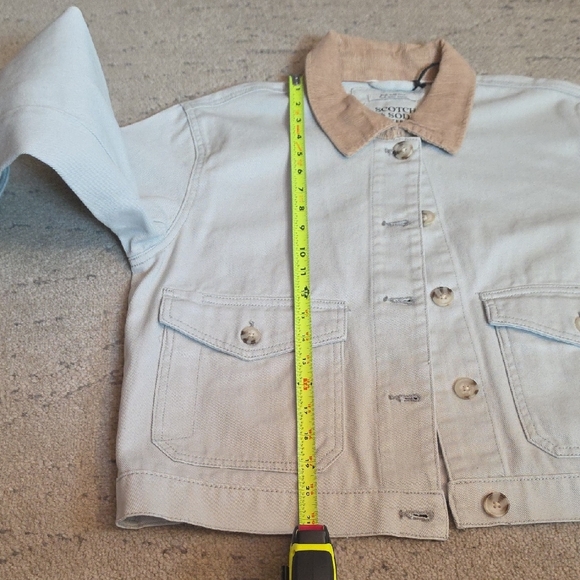 Scotch & Soda Amsderdam, Men's Blue Light Jean Jacket&cordury Details, M, NWT - Picture 13 of 16